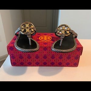 Tory Burch Miller Medallion Sandals - Size 6